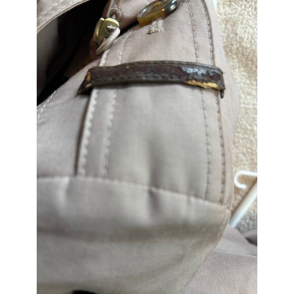 Cole Haan Women's Hooded Belted Trench Coat Taupe XL - Picture 11 of 12